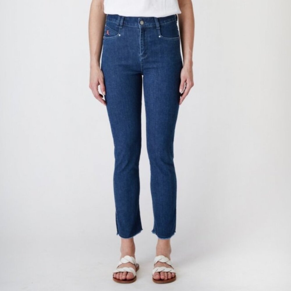 Sarah Lawrence Denim Jeans high rise 7/8 skinny, size 28